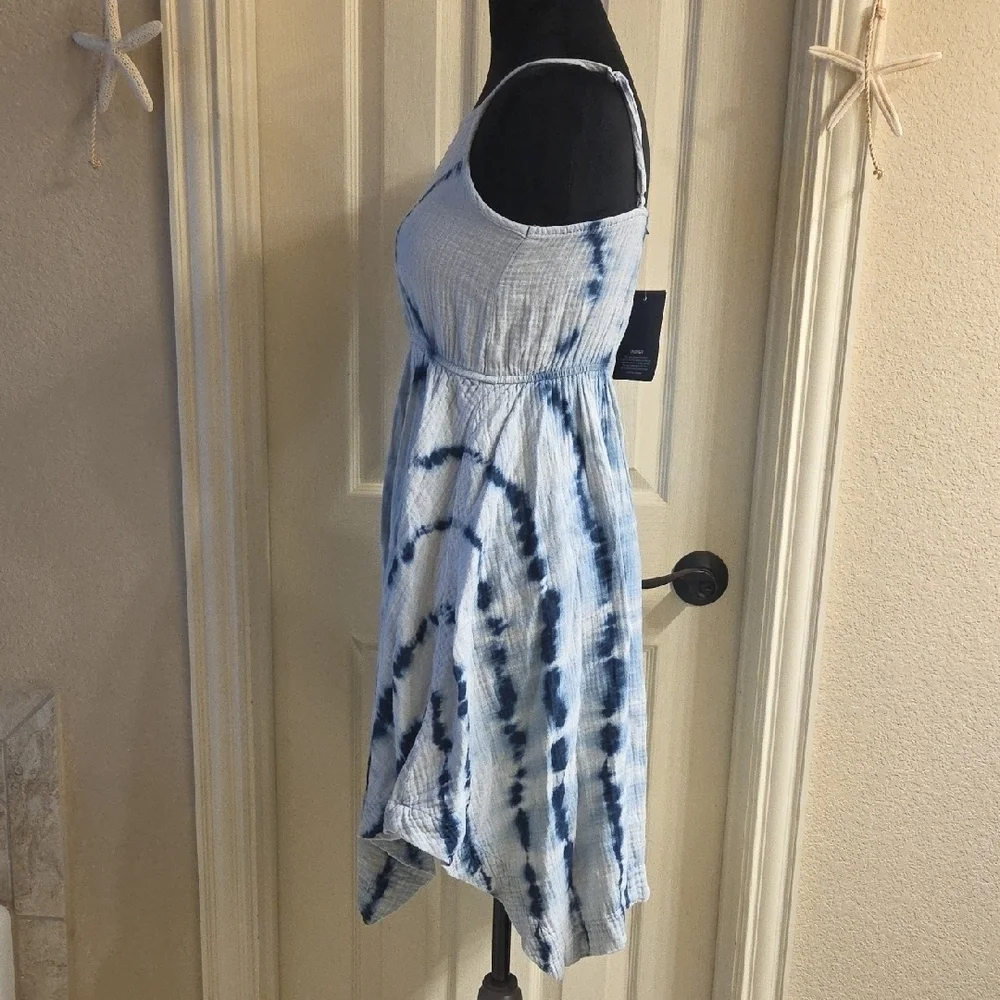 GAP Blue Tie-Dye Dress